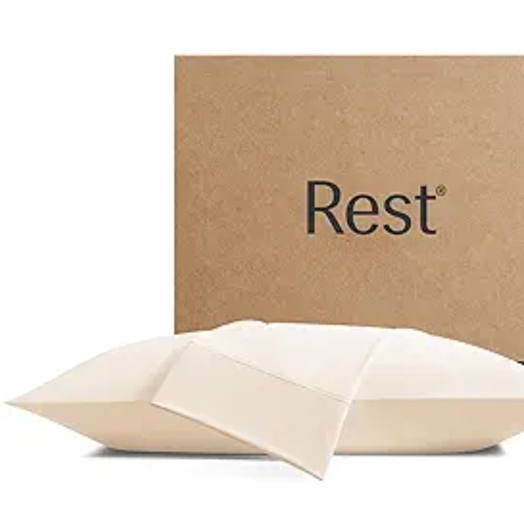 Rest Evercool+Cooling Pillowcases Set of 2 standard (19x29 inches) ivory - Picture 1 of 6